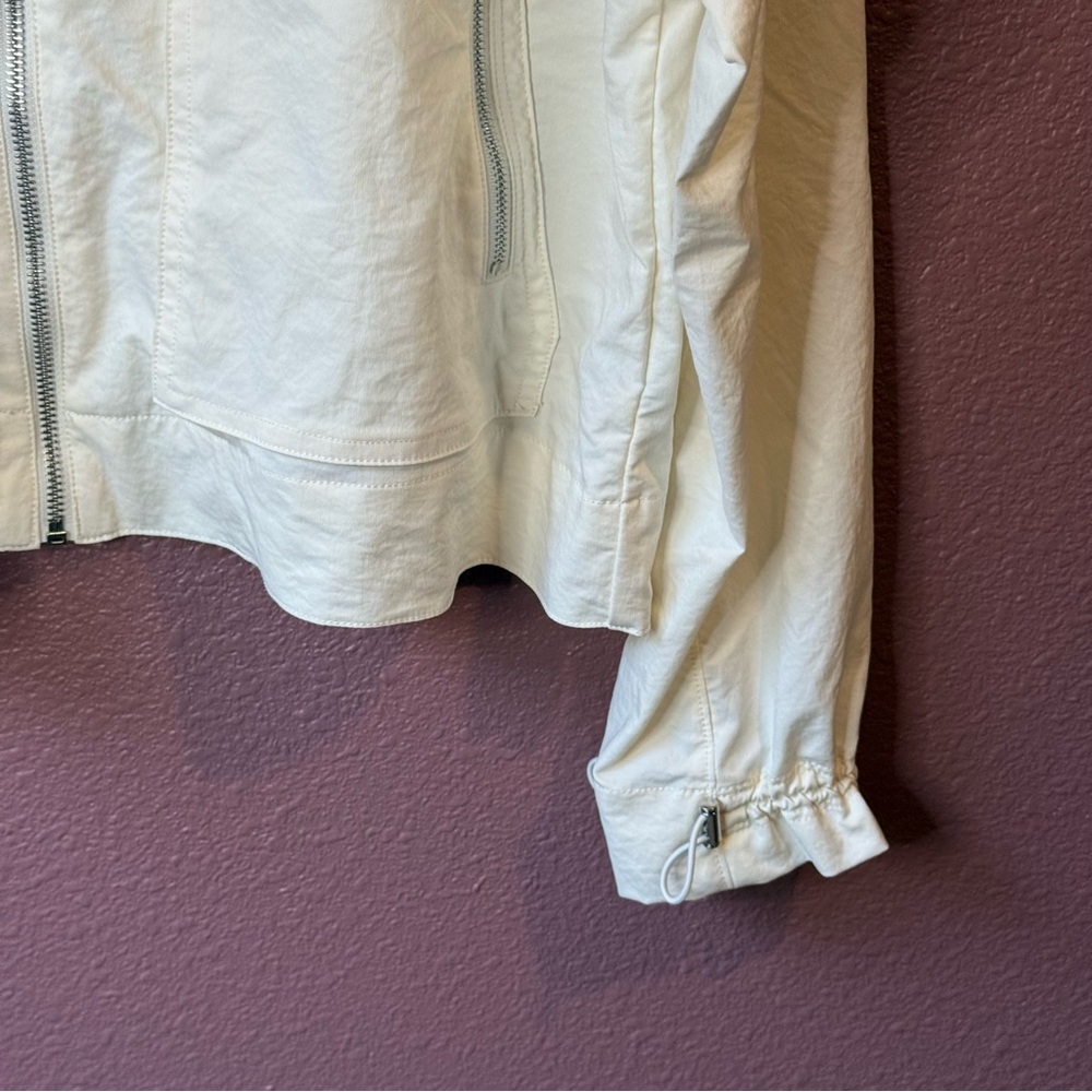 CALIA Women’s Large Thin Bomber Cream Jacket - Picture 3 of 7